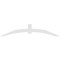 Ekena Millwork Archdale Architectural Grade PVC Gable Bracket, 108"W x 22 1/2"H x 4"D x 6"F, 5/12 Pitch GBP108X23X0406ARC00 - alternate 3
